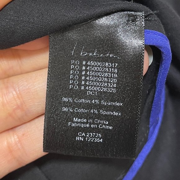 Aritzia T. Babaton Peplum Top sz 4 - Picture 5 of 12